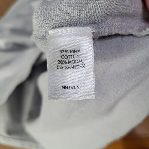 J. Jill Pure Jill Gray Long Sleeved Pima Cotton Blend Pocket Dress Knee Length L - Picture 7 of 7